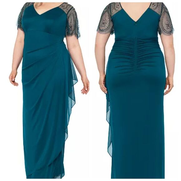 above knee length dresses for women Style Quotient Women Green Knee Length Dress main image 0